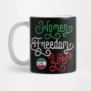 Women Life Freedom Vintage & Grungy Mug